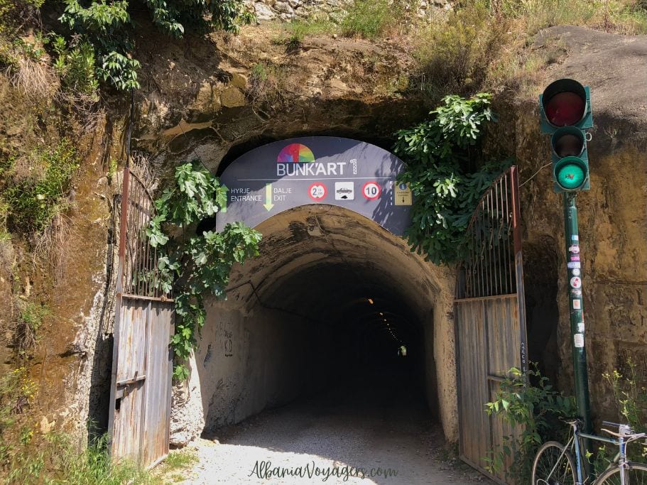entrance to Bunk'Art 1 in Tirana