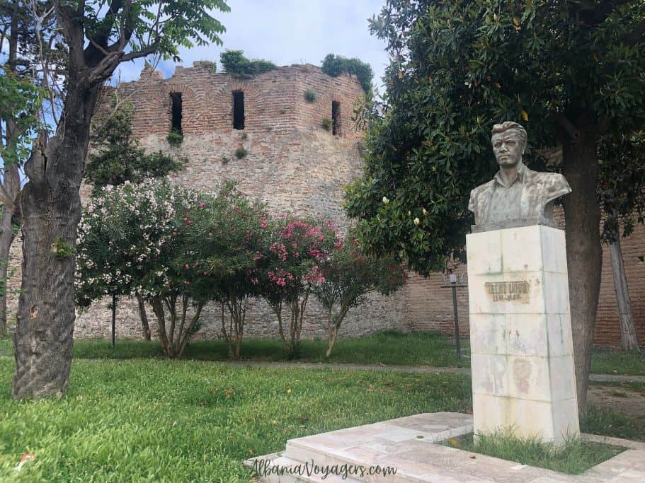 section of fortification wall in Durres, Albania