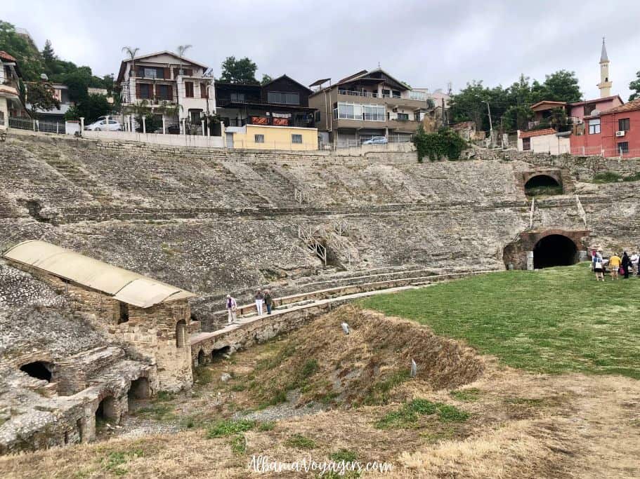 ancient Roman amphitheatre in Durres, one of the best things to do in Albania