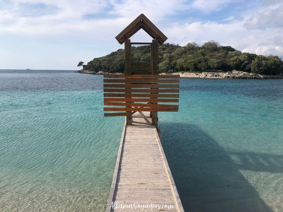 Ksmail Beach 7 looking out to Ksamil Islands