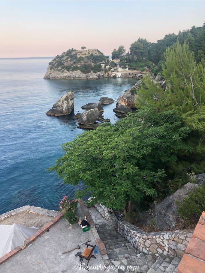 coastal trail in Himare