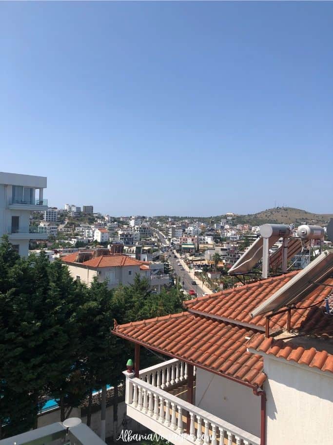 elevated view of south Ksamil