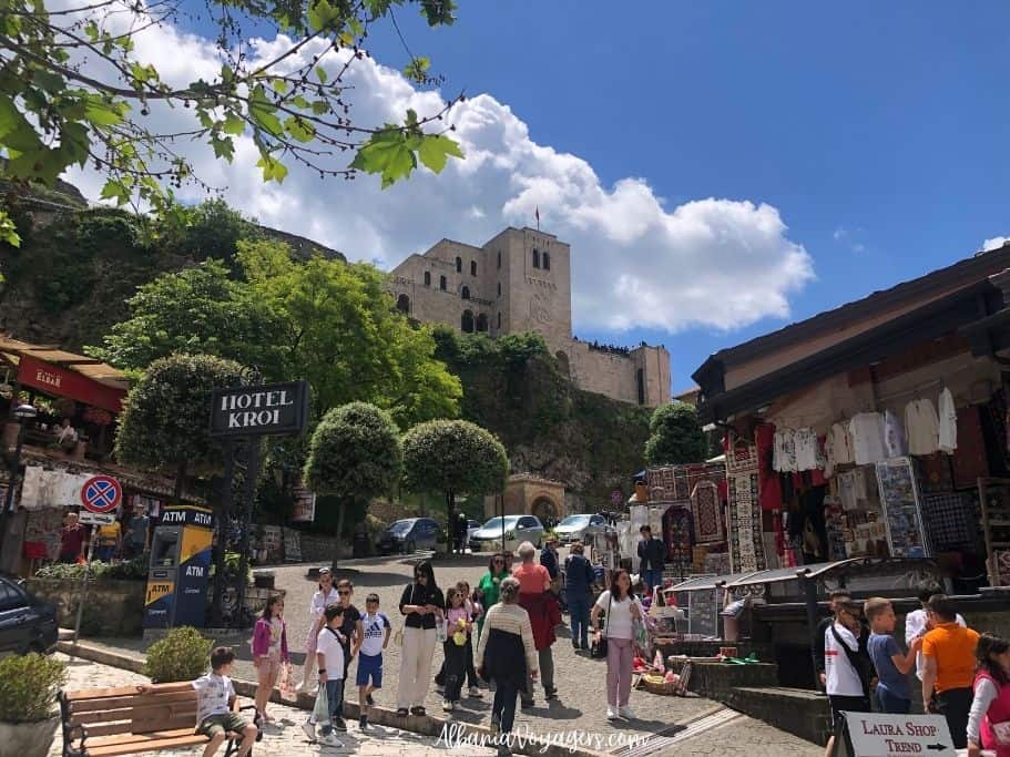 old bazaar in Kruja, one of the best things to do in Albania