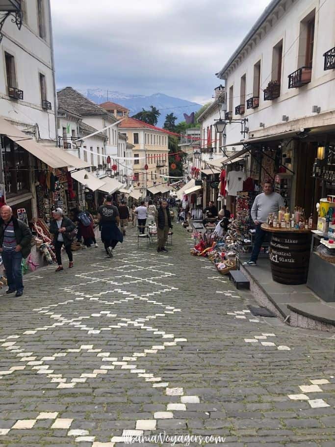 Ottoman bazaar in Gjirokaster