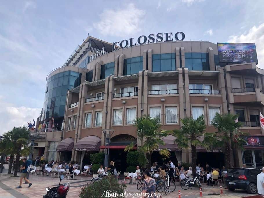 exterior view of Hotel Colosseo in Shkoder