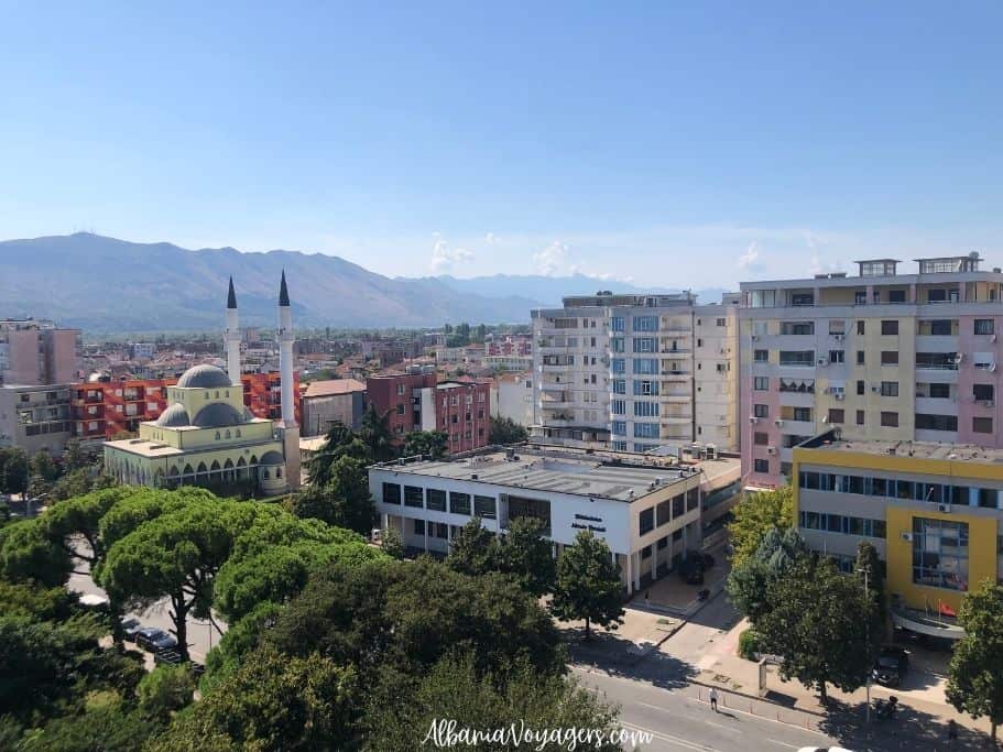 elevated view of Shkoder