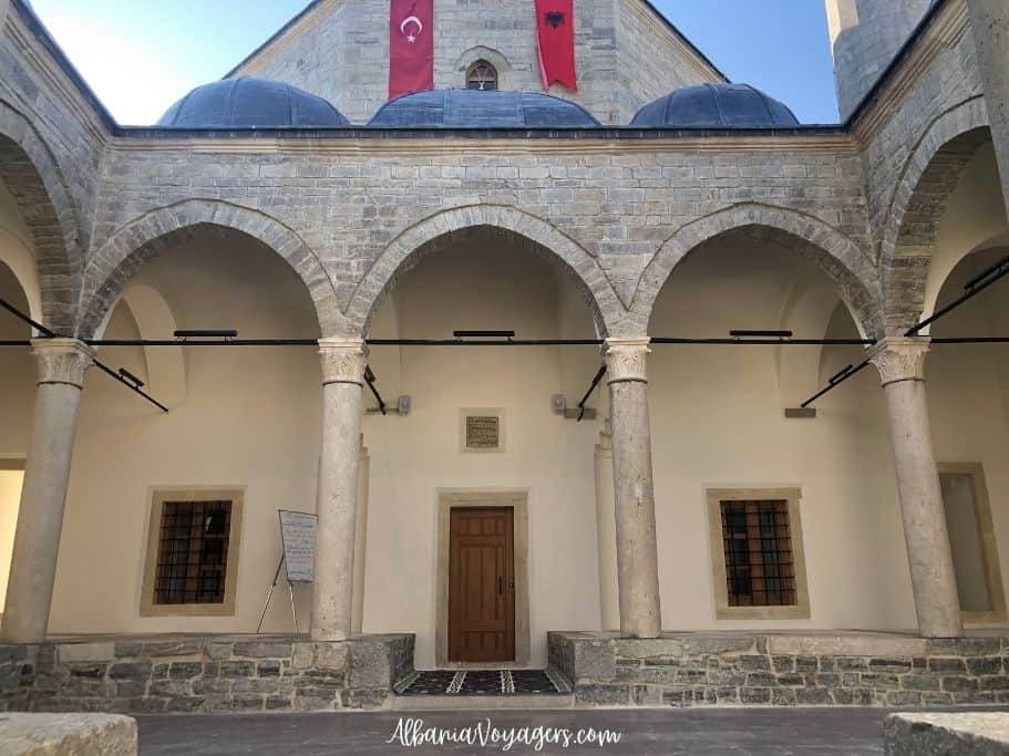 Interior courtyard of Lead Mosque, an interesting thing to do in Shkoder