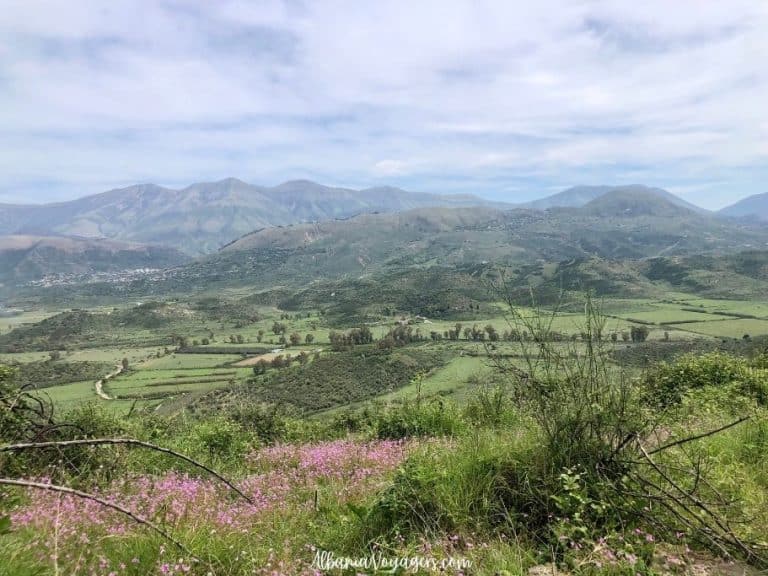 valley views from road leading to Finiq Archeological Park