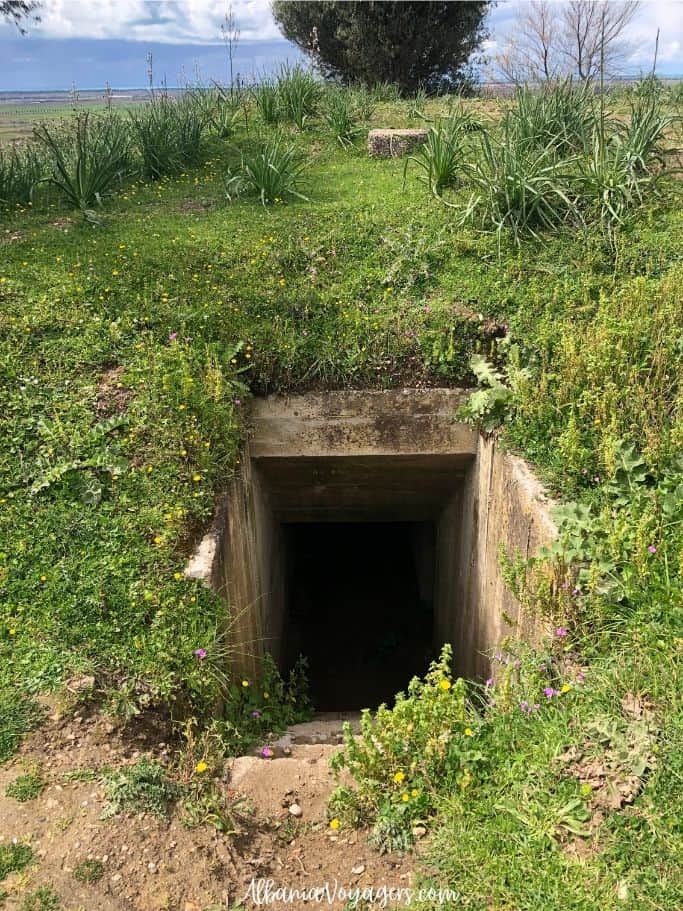 Communist era tunnel at Apollonia